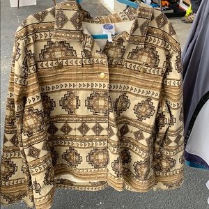 Indian design jean coat